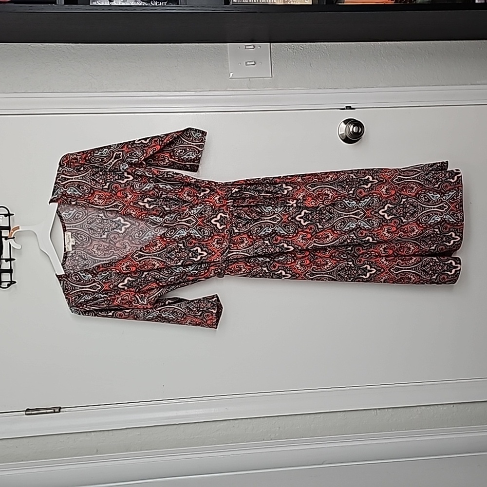 Faux Wrap Dress